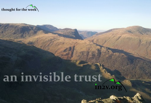 mountaineering and an invisible trust